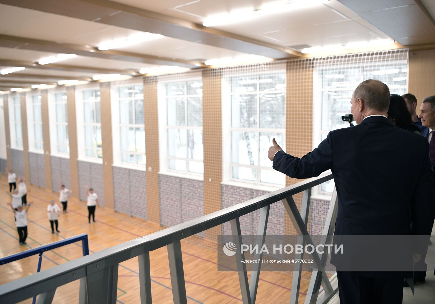 Рабочая поездка президента РФ В. Путина в Татарстан