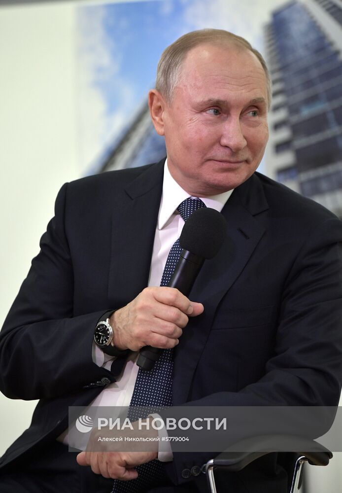 Рабочая поездка президента РФ В. Путина в Татарстан