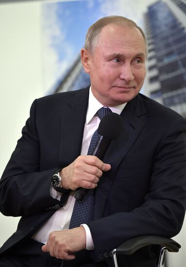 Рабочая поездка президента РФ В. Путина в Татарстан