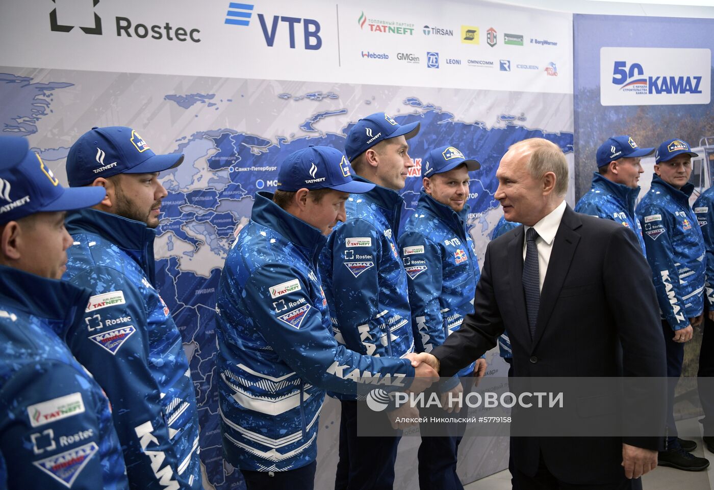 Рабочая поездка президента РФ В. Путина в Татарстан