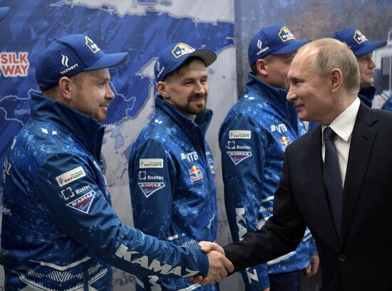 Рабочая поездка президента РФ В. Путина в Татарстан