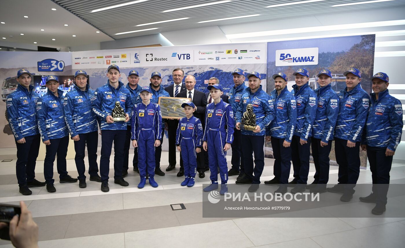 Рабочая поездка президента РФ В. Путина в Татарстан