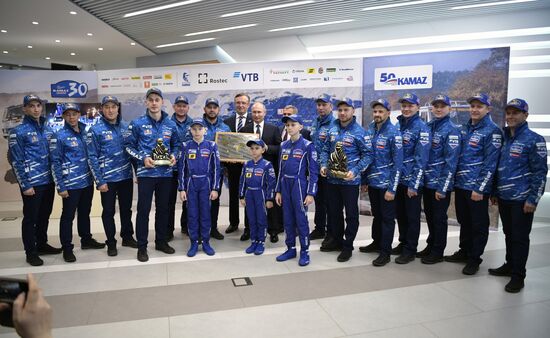 Рабочая поездка президента РФ В. Путина в Татарстан