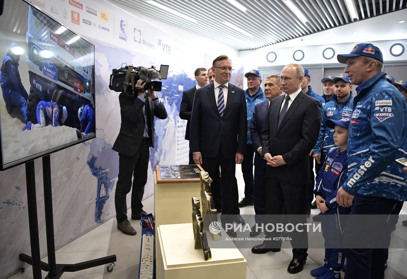 Рабочая поездка президента РФ В. Путина в Татарстан