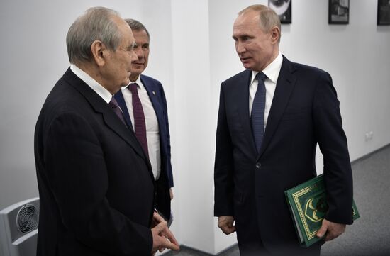 Рабочая поездка президента РФ В. Путина в Татарстан