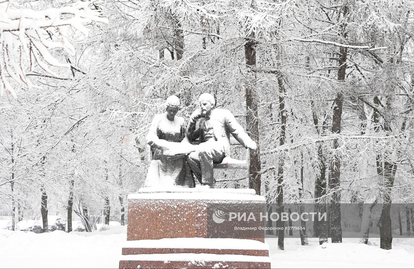 Снегопад в Москве