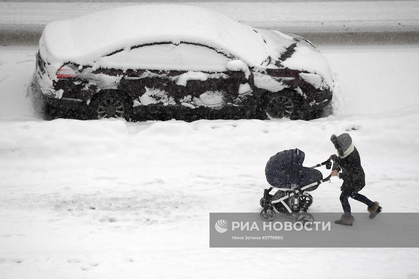 Снегопад в Москве