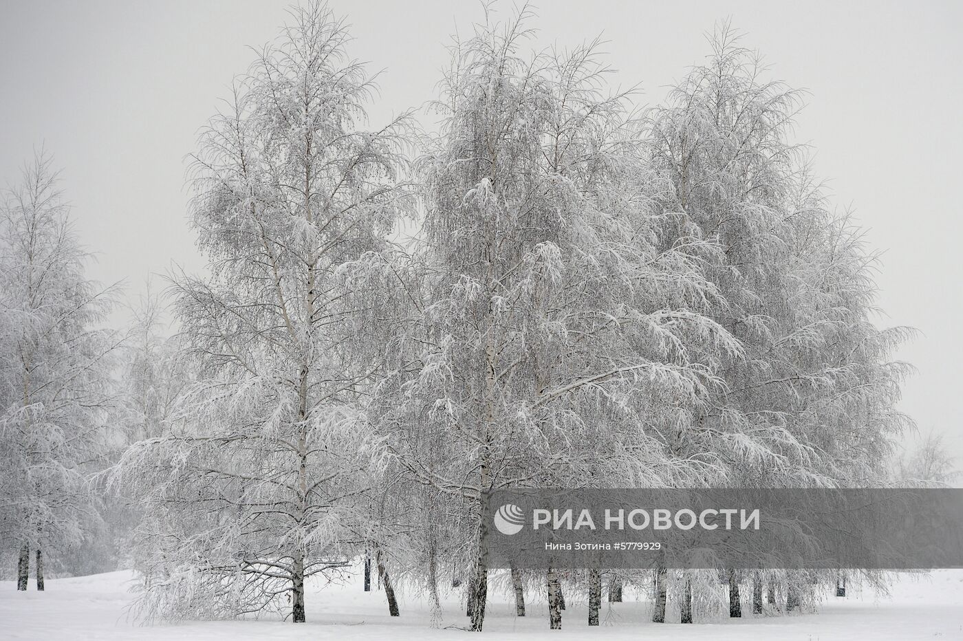 Снегопад в Москве