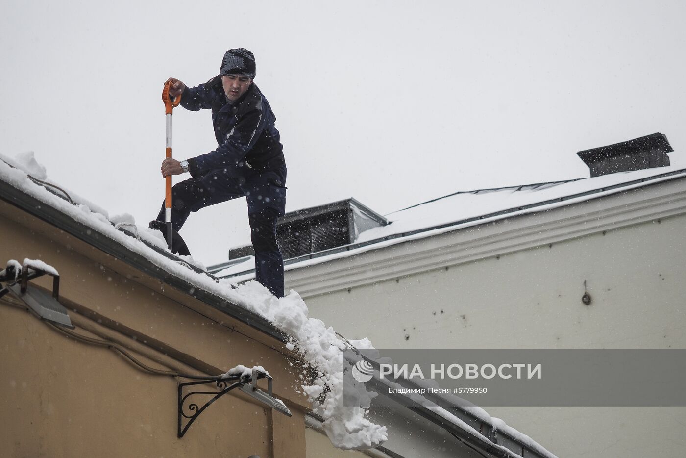 Снегопад в Москве
