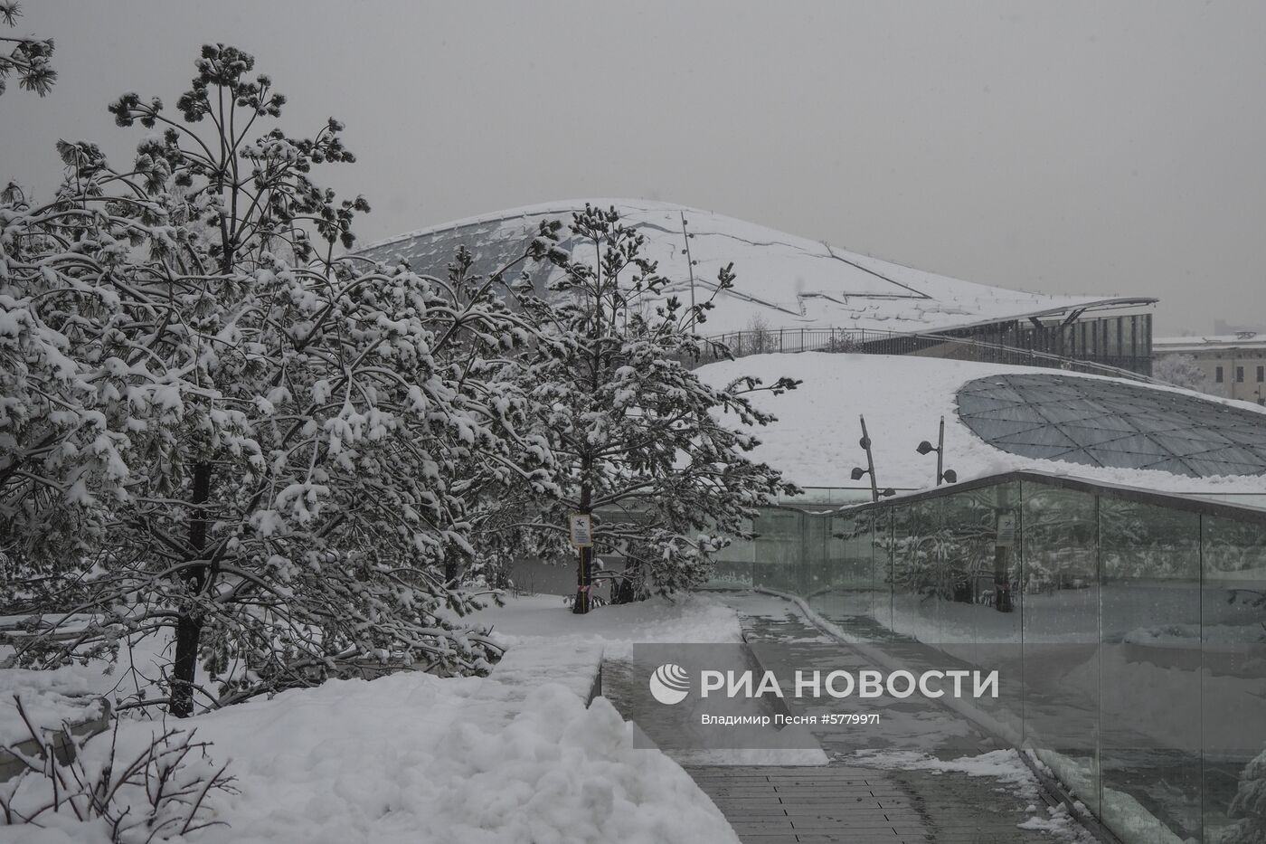 Снегопад в Москве