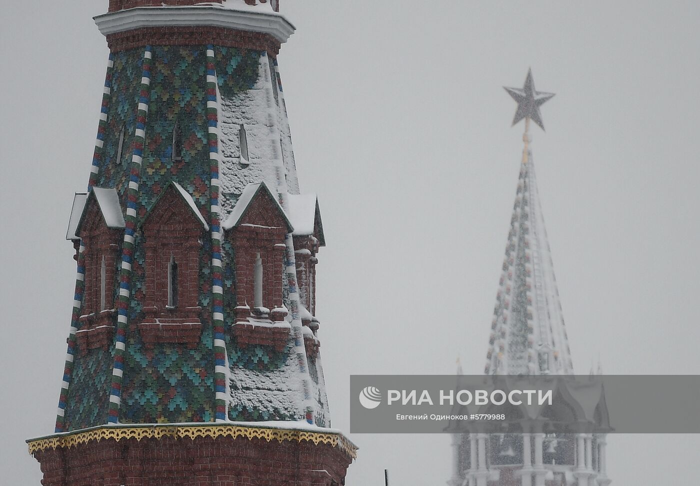 Снегопад в Москве