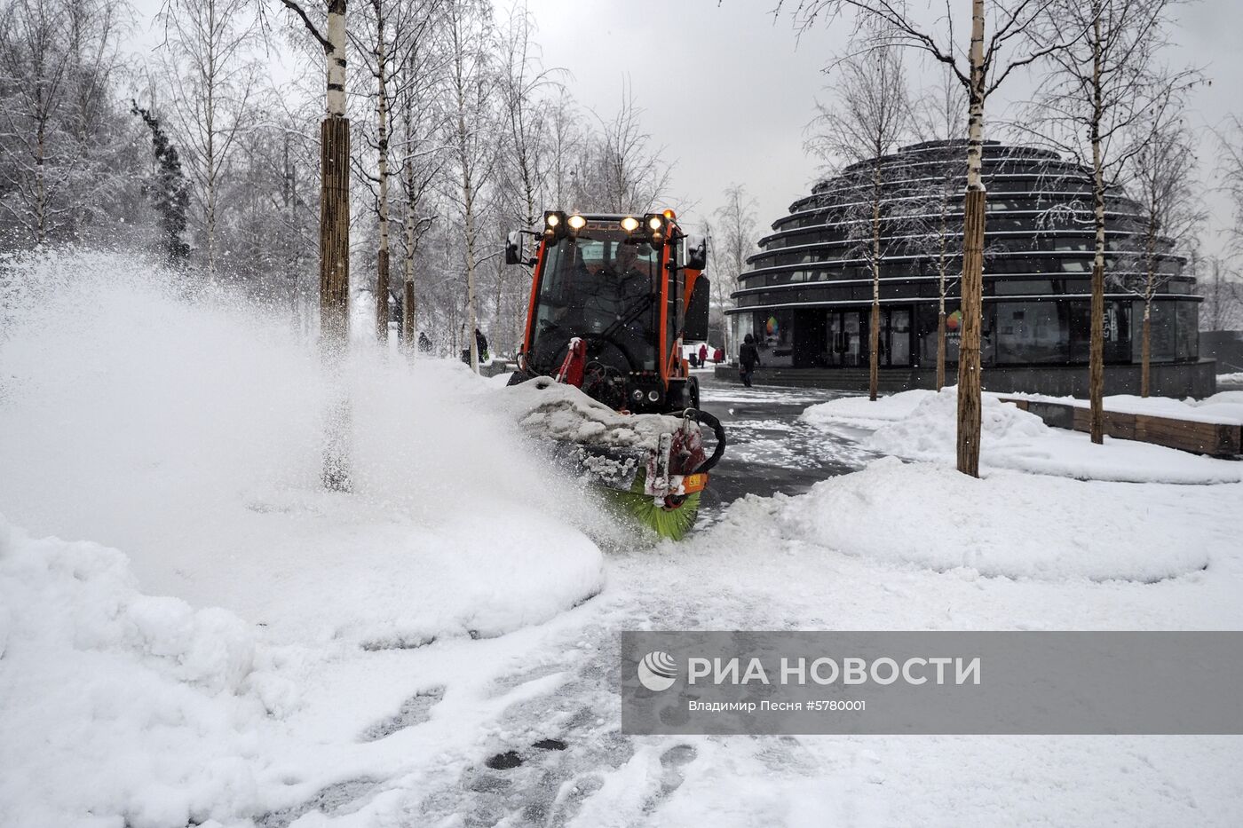 Снегопад в Москве