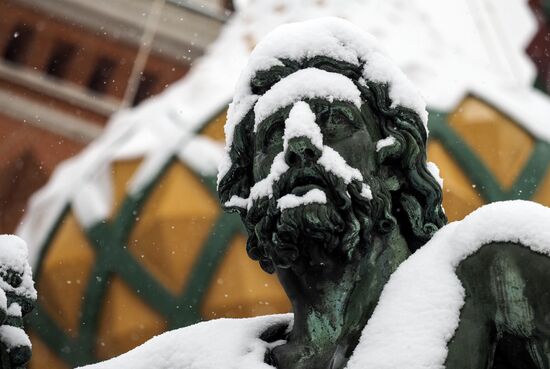 Снегопад в Москве