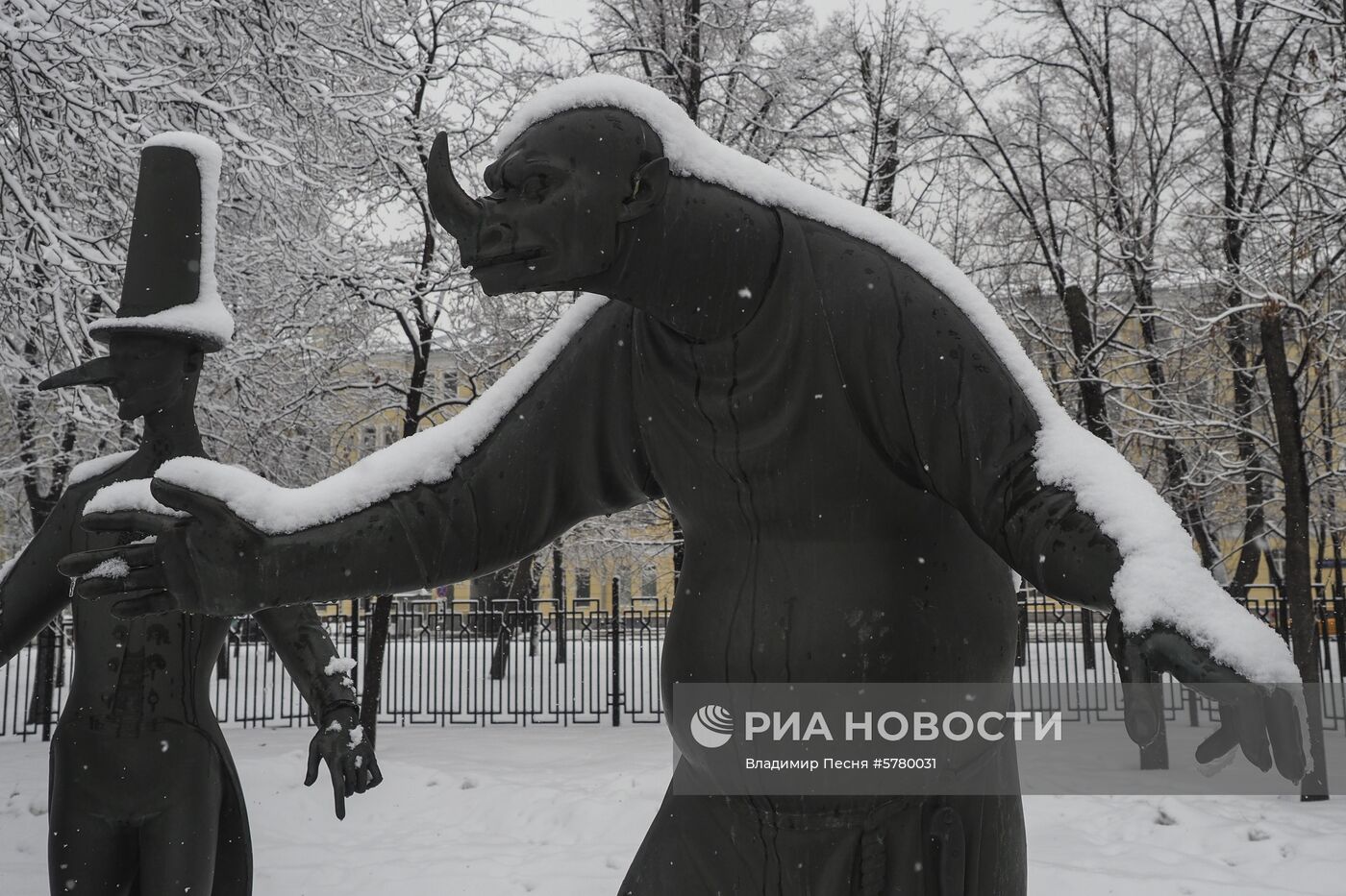 Снегопад в Москве