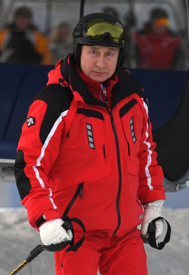 Рабочая поездка президента РФ В. Путина в Сочи