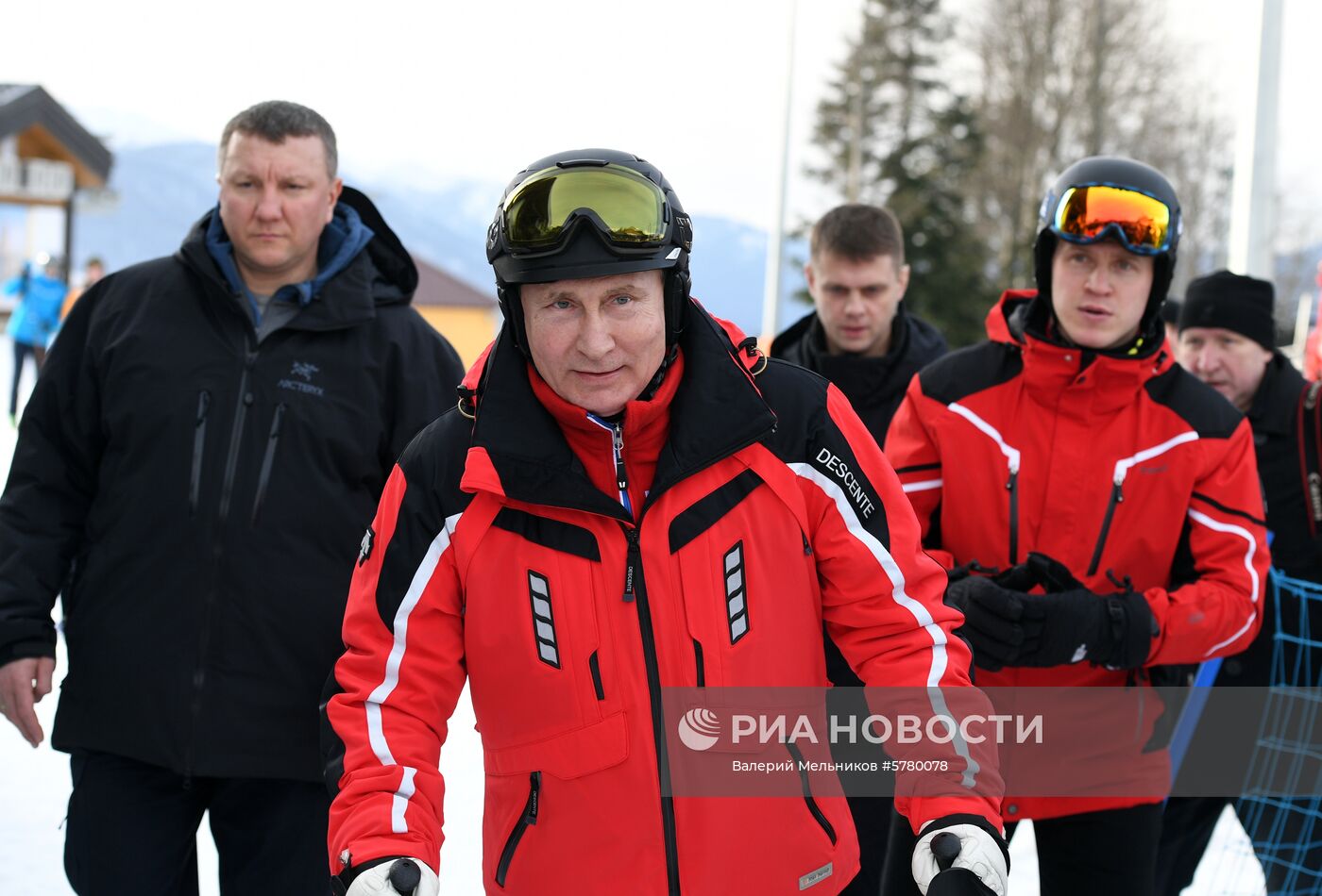 Рабочая поездка президента РФ В. Путина в Сочи