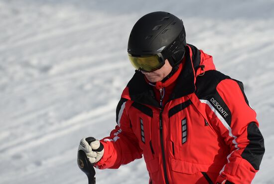 Рабочая поездка президента РФ В. Путина в Сочи