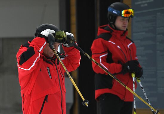 Рабочая поездка президента РФ В. Путина в Сочи