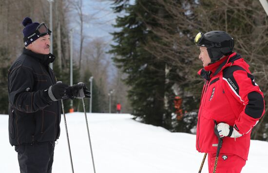 Рабочая поездка президента РФ В. Путина в Сочи