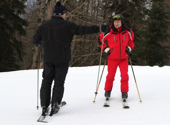 Рабочая поездка президента РФ В. Путина в Сочи