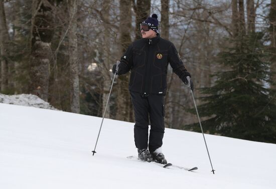 Рабочая поездка президента РФ В. Путина в Сочи