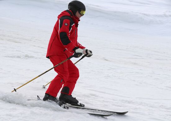 Рабочая поездка президента РФ В. Путина в Сочи