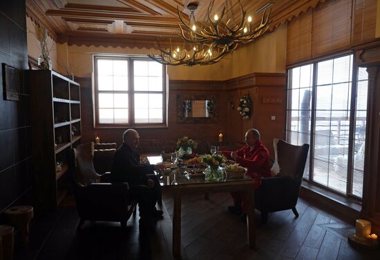 Рабочая поездка президента РФ В. Путина в Сочи