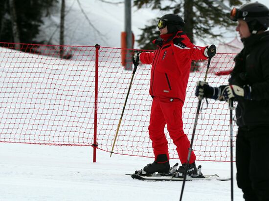 Рабочая поездка президента РФ В. Путина в Сочи