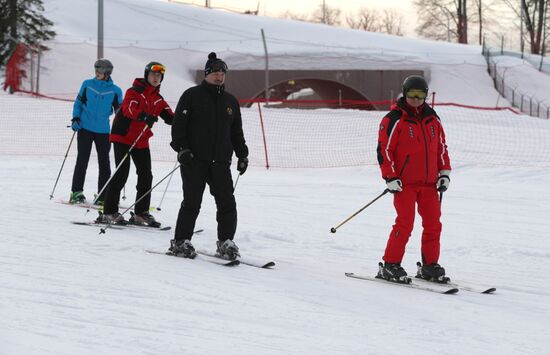 Рабочая поездка президента РФ В. Путина в Сочи