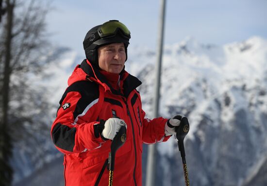 Рабочая поездка президента РФ В. Путина в Сочи