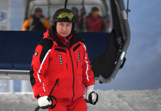 Рабочая поездка президента РФ В. Путина в Сочи