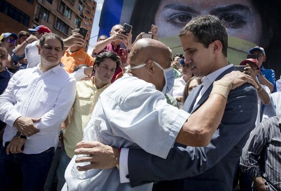 Акция протеста оппозиции в Каракасе