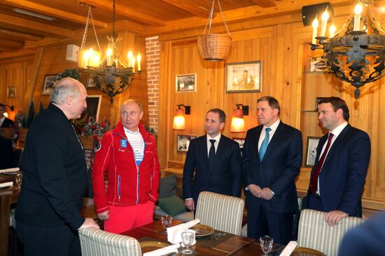 Рабочая поездка президента РФ В. Путина в Сочи