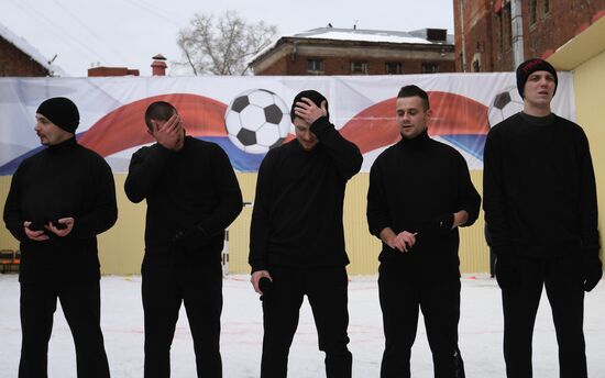 Футбольный матч с участием П. Мамаева в СИЗО