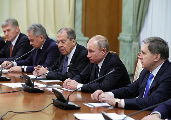 Рабочая поездка президента РФ В. Путина в Сочи