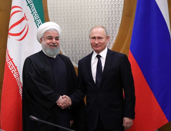 Рабочая поездка президента РФ В. Путина в Сочи