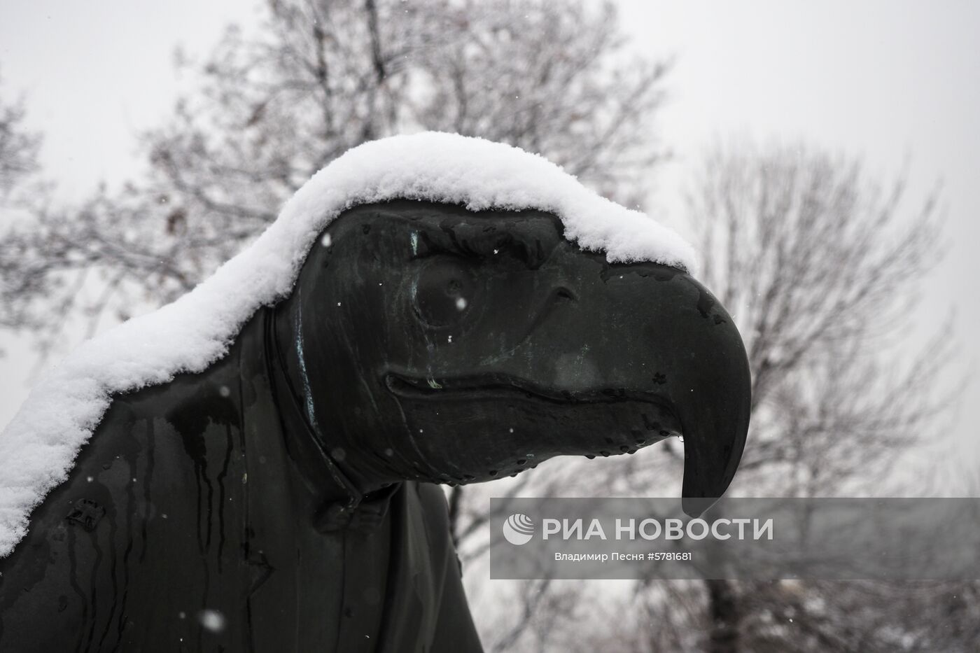 Снегопад в Москве