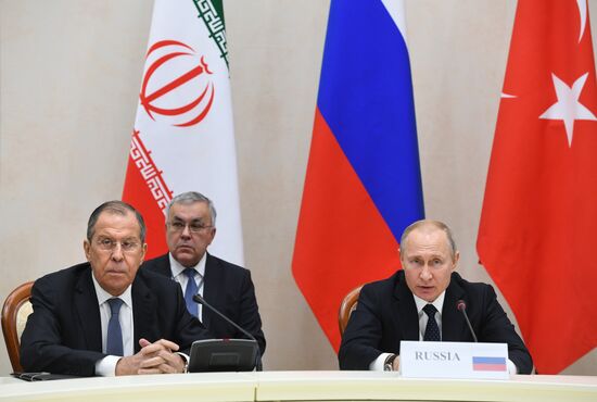 Рабочая поездка президента РФ В. Путина  в Сочи