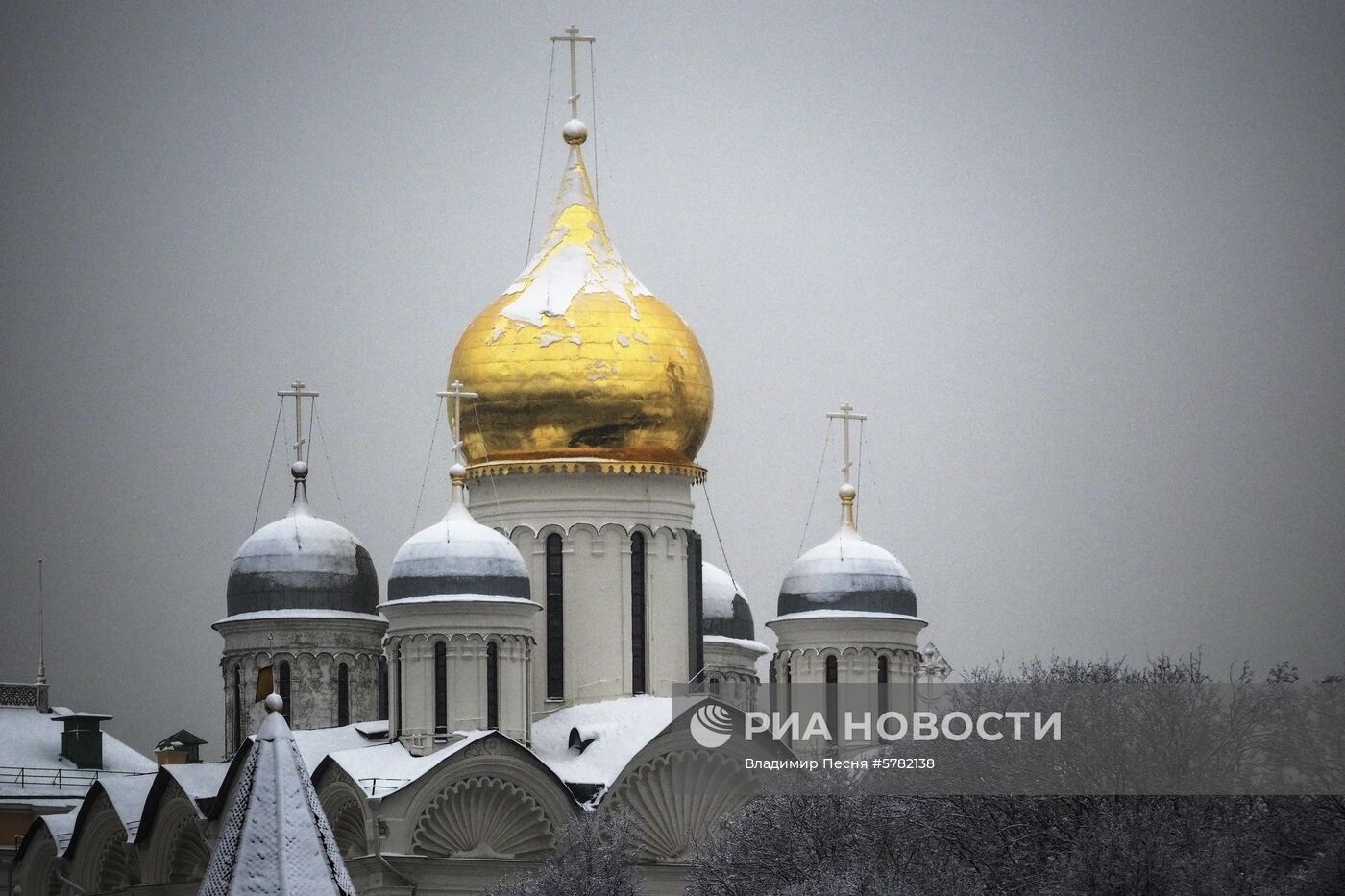 Снегопад в Москве