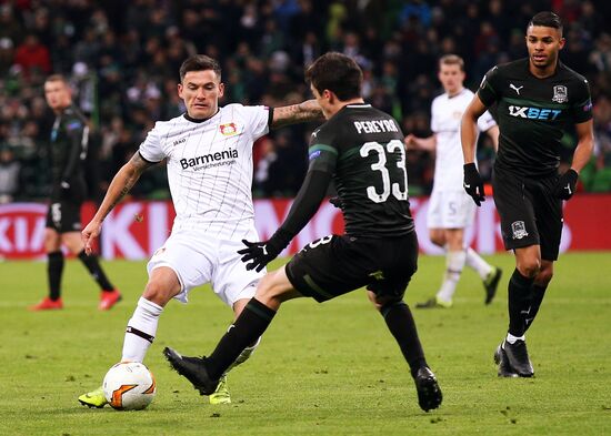 Футбол. Лига Европы. Матч "Краснодар" - "Байер 04"