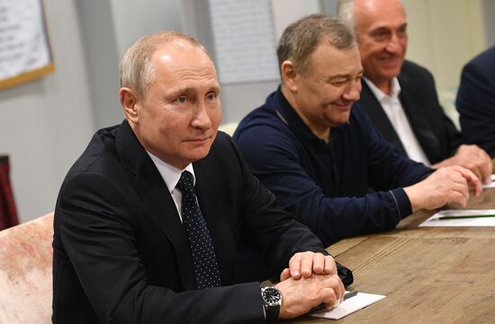 Рабочая поездка президента РФ В. Путина в Сочи