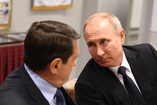 Рабочая поездка президента РФ В. Путина в Сочи