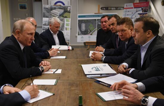 Рабочая поездка президента РФ В. Путина в Сочи