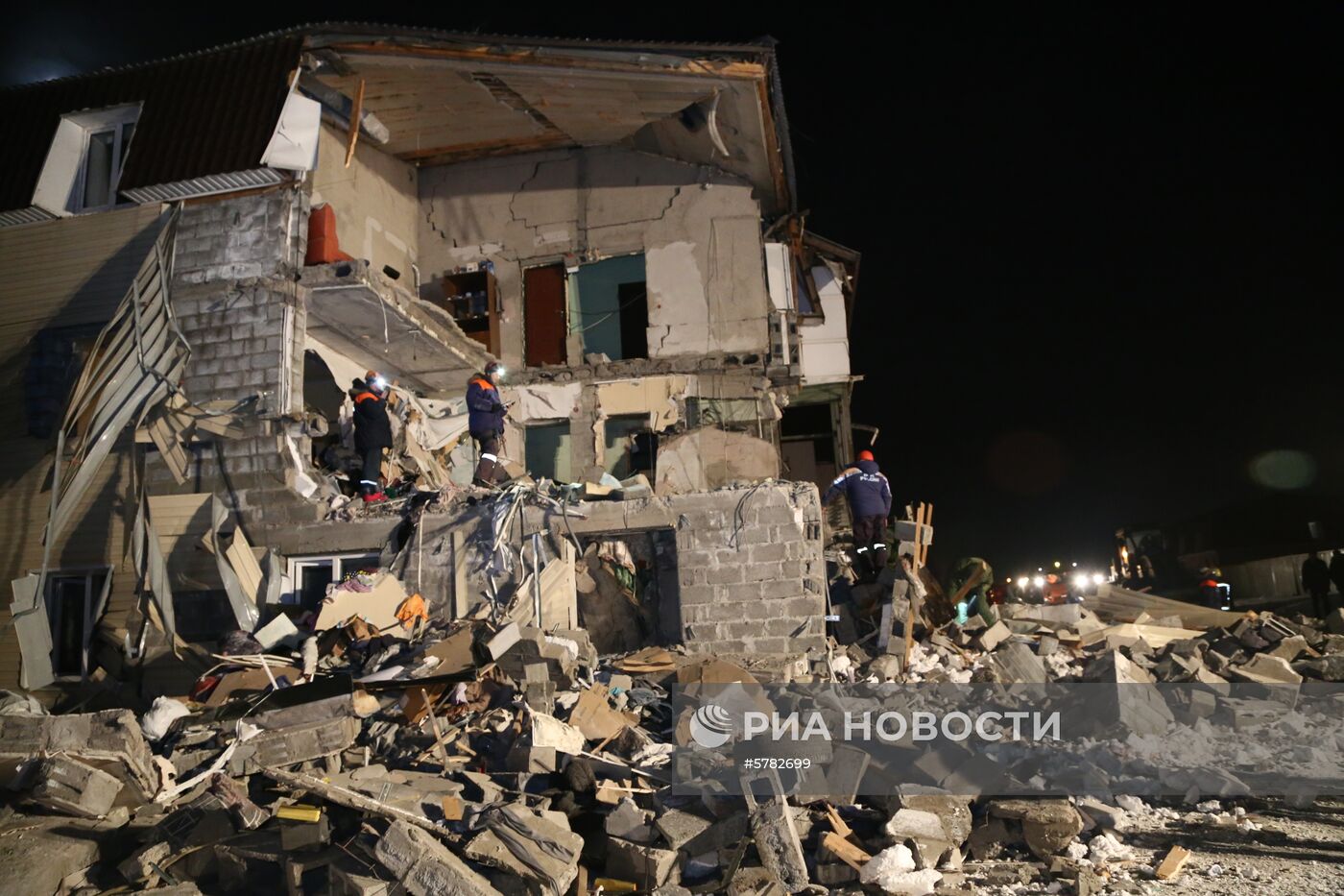 Взрыв газа в жилом доме в Красноярске