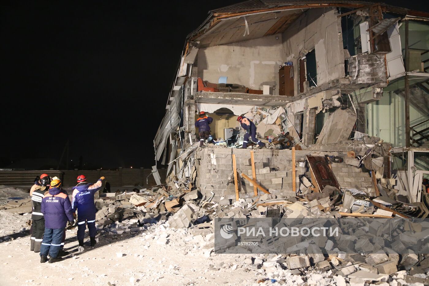 Взрыв газа в жилом доме в Красноярске