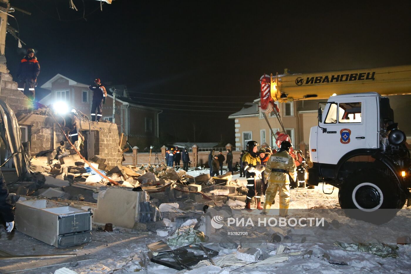 Взрыв газа в жилом доме в Красноярске