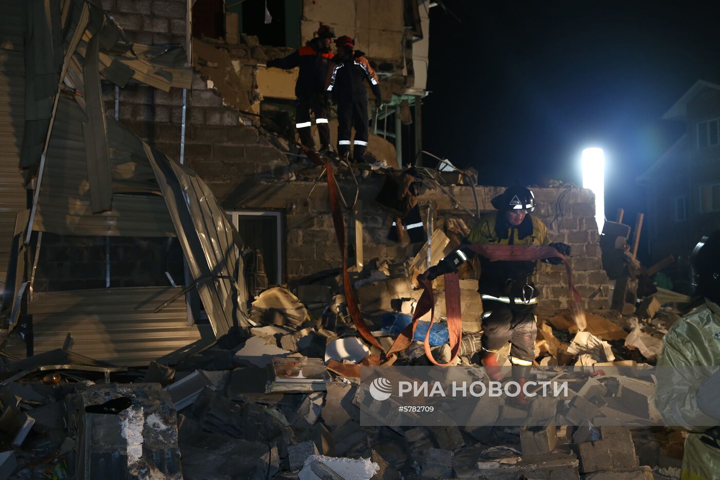 Взрыв газа в жилом доме в Красноярске