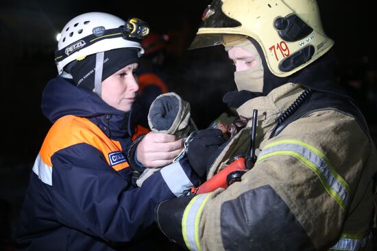 Взрыв газа в жилом доме в Красноярске