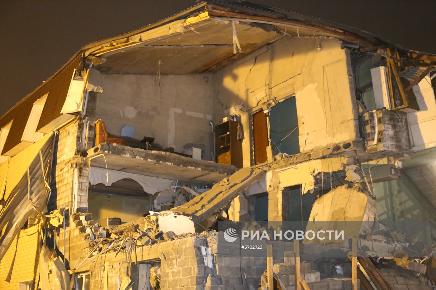 Взрыв газа в жилом доме в Красноярске