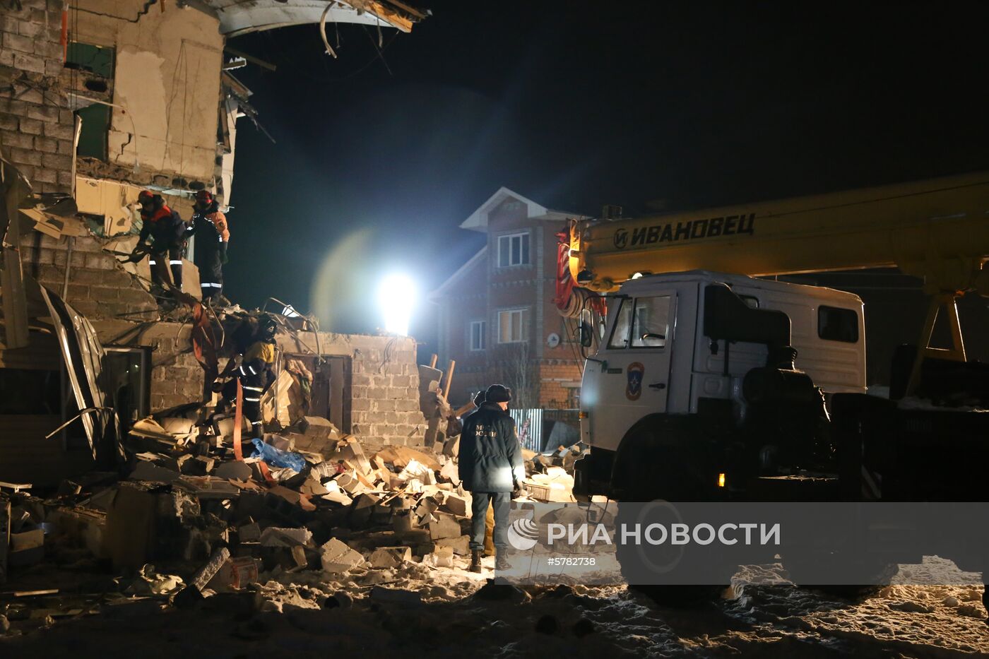 Взрыв газа в жилом доме в Красноярске